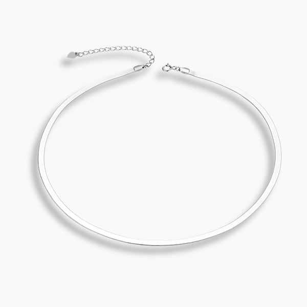 925 Sterling Silver Elegant Silver Snake Chain Necklace