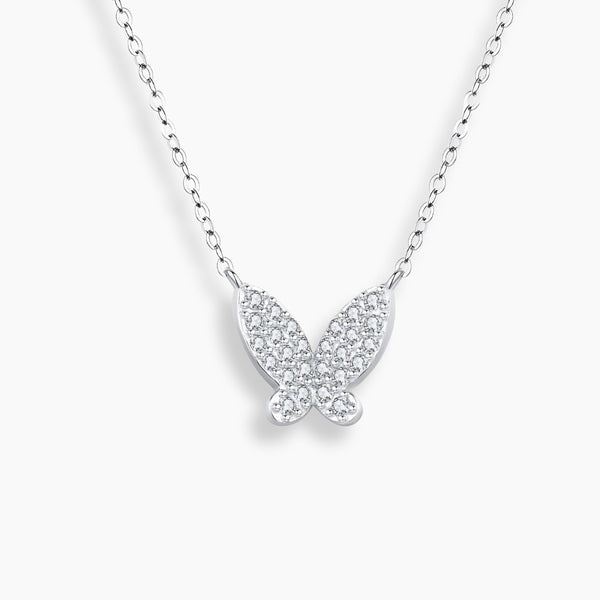 925 Sterling Silver A Symbol of Transformation and Grace Butterfly Necklace