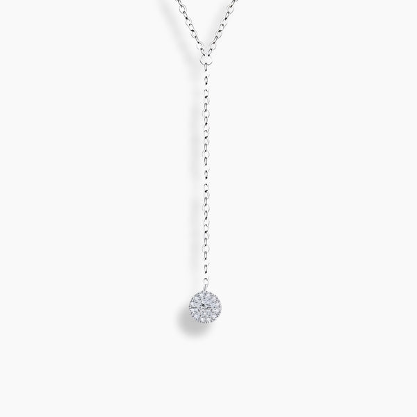 925 Sterling Silver  Modern and Timeless Elegant Lariat Necklace