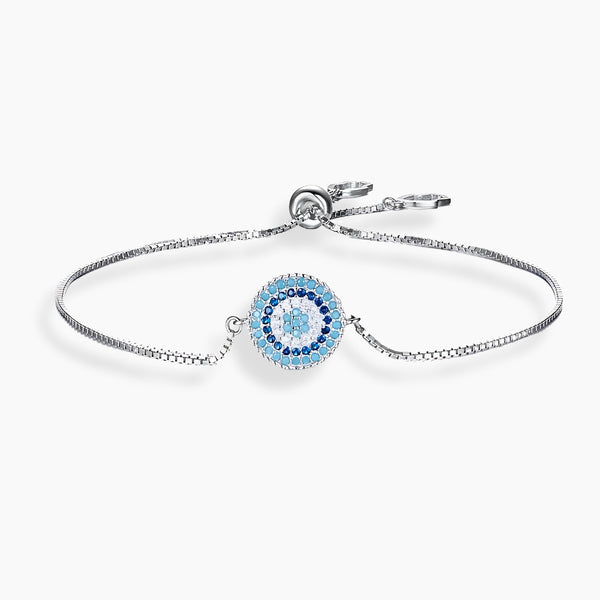 925 Sterling Silver Evil Eye Bracelet